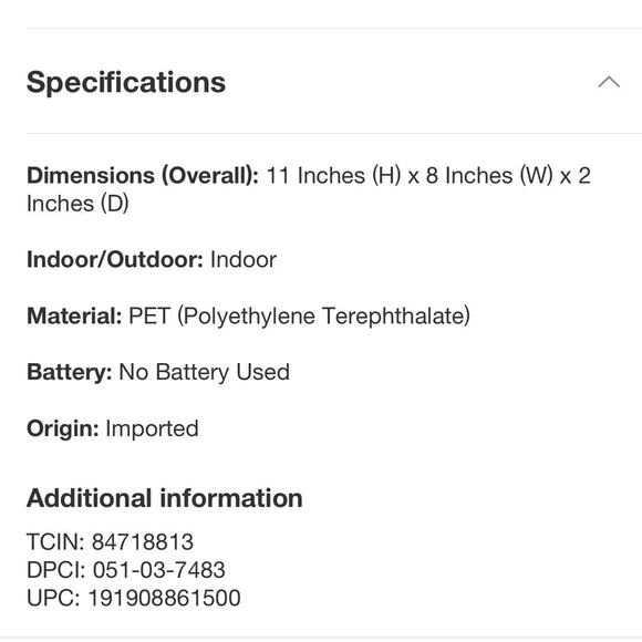 11" Tinsel Star Christmas Tree Topper Champagne - Wondershop New - Picture 5 of 6